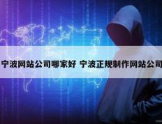 宁波网站公司哪家好 宁波正规制作网站公司