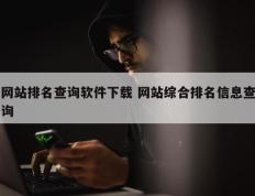 网站排名查询软件下载 网站综合排名信息查询