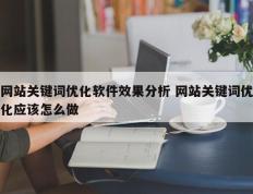 网站关键词优化软件效果分析 网站关键词优化应该怎么做