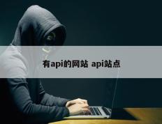 有api的网站 api站点