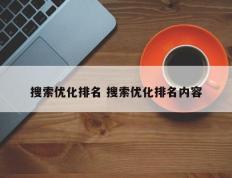 搜索优化排名 搜索优化排名内容