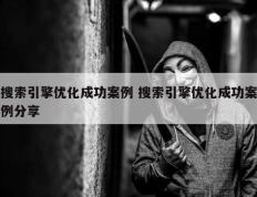 搜索引擎优化成功案例 搜索引擎优化成功案例分享