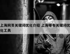 上海网页关键词优化介绍 上海哪有关键词优化工具