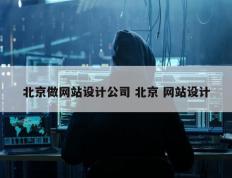 北京做网站设计公司 北京 网站设计