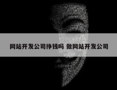 网站开发公司挣钱吗 做网站开发公司