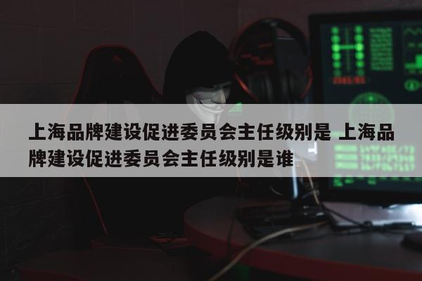 上海品牌建设促进委员会主任级别是 上海品牌建设促进委员会主任级别是谁