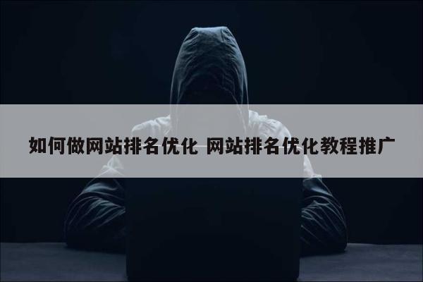 如何做网站排名优化 网站排名优化教程推广