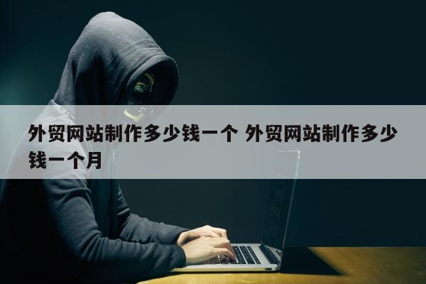 外贸网站制作多少钱一个 外贸网站制作多少钱一个月