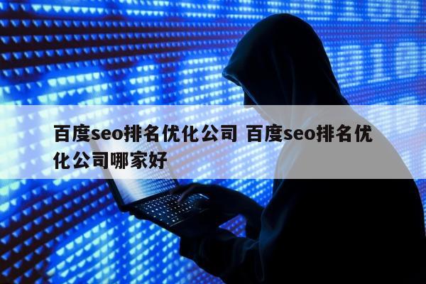 百度seo排名优化公司 百度seo排名优化公司哪家好