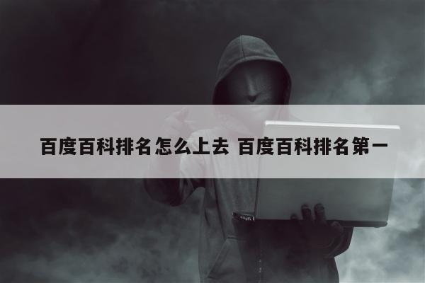 百度百科排名怎么上去 百度百科排名第一