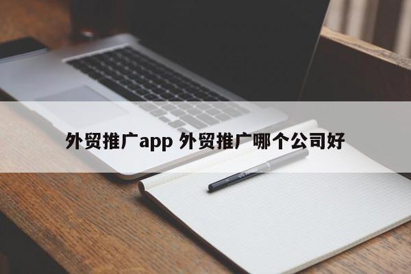 外贸推广app 外贸推广哪个公司好