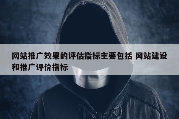 网站推广效果的评估指标主要包括 网站建设和推广评价指标