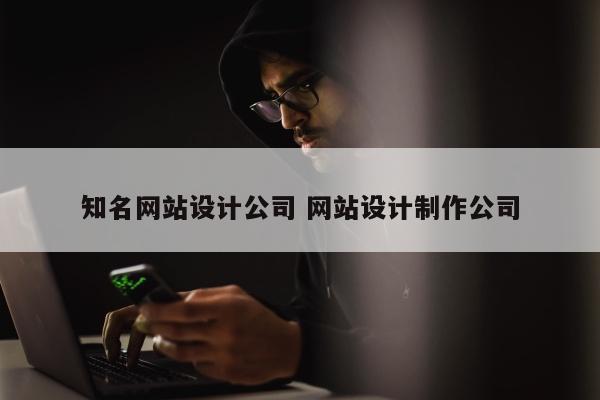 知名网站设计公司 网站设计制作公司