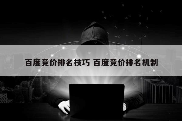 百度竞价排名技巧 百度竞价排名机制