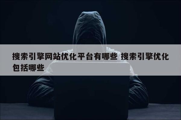 搜索引擎网站优化平台有哪些 搜索引擎优化包括哪些