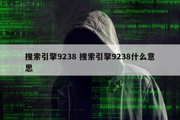 搜索引擎9238 搜索引擎9238什么意思