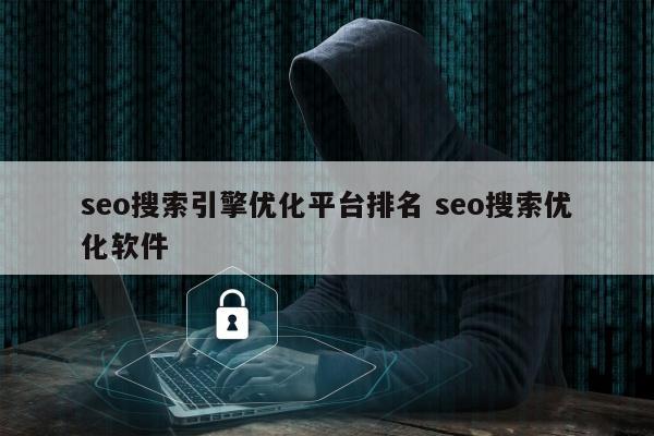 seo搜索引擎优化平台排名 seo搜索优化软件