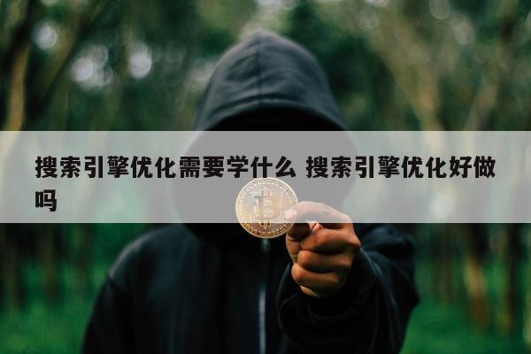 搜索引擎优化需要学什么 搜索引擎优化好做吗