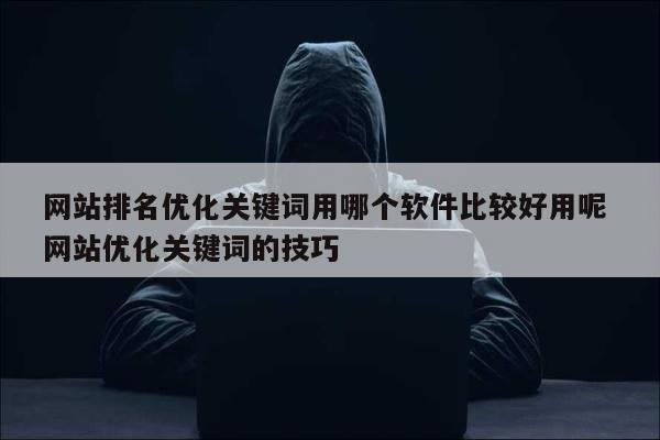 网站排名优化关键词用哪个软件比较好用呢 网站优化关键词的技巧