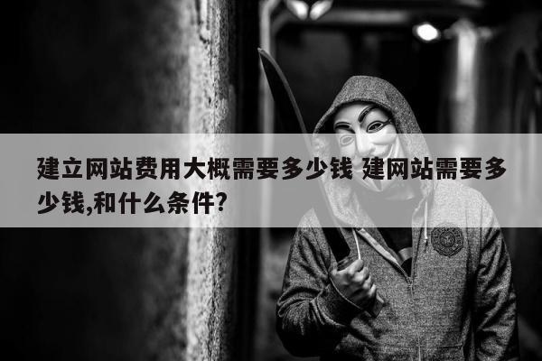 建立网站费用大概需要多少钱 建网站需要多少钱,和什么条件?