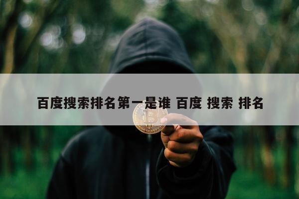 百度搜索排名第一是谁 百度 搜索 排名