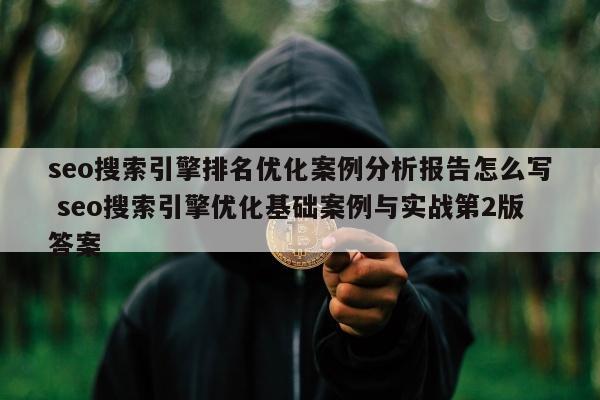 seo搜索引擎排名优化案例分析报告怎么写 seo搜索引擎优化基础案例与实战第2版答案