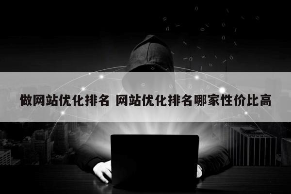 做网站优化排名 网站优化排名哪家性价比高