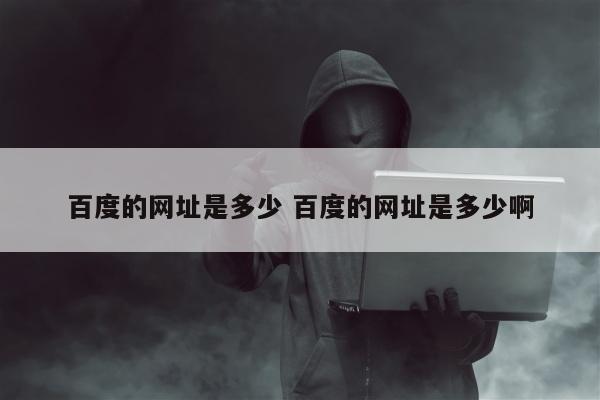 百度的网址是多少 百度的网址是多少啊