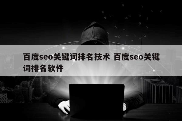 百度seo关键词排名技术 百度seo关键词排名软件