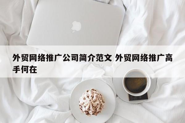 外贸网络推广公司简介范文 外贸网络推广高手何在