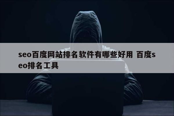 seo百度网站排名软件有哪些好用 百度seo排名工具