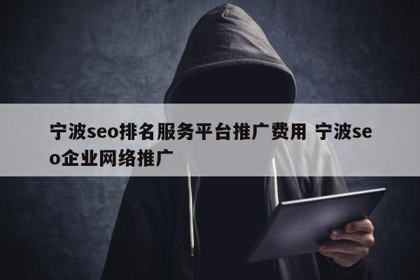 宁波seo排名服务平台推广费用 宁波seo企业网络推广