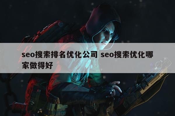 seo搜索排名优化公司 seo搜索优化哪家做得好