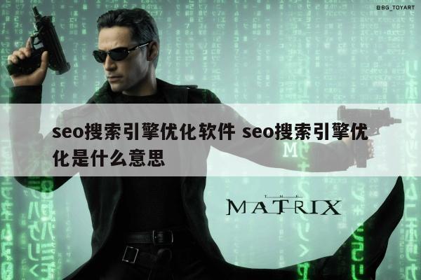 seo搜索引擎优化软件 seo搜索引擎优化是什么意思