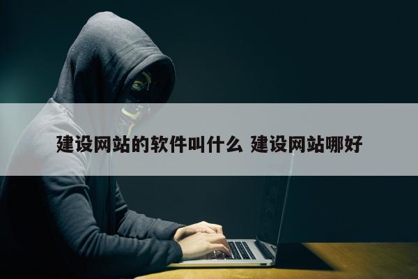 建设网站的软件叫什么 建设网站哪好