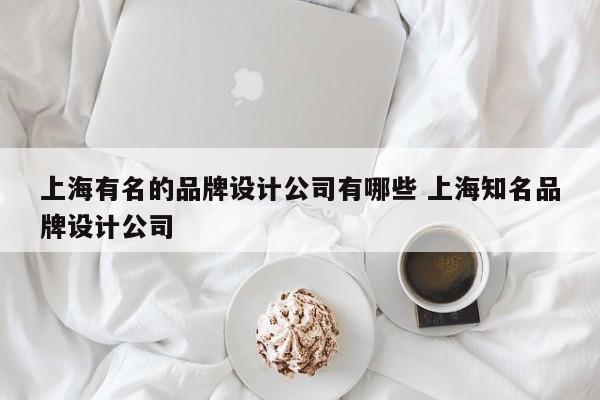 上海有名的品牌设计公司有哪些 上海知名品牌设计公司