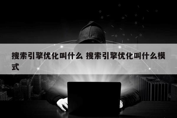 搜索引擎优化叫什么 搜索引擎优化叫什么模式