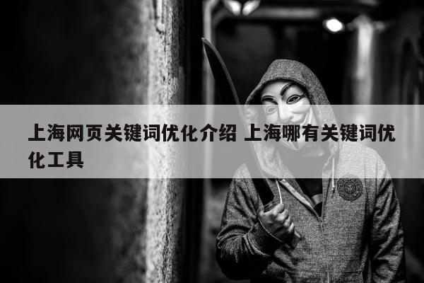 上海网页关键词优化介绍 上海哪有关键词优化工具