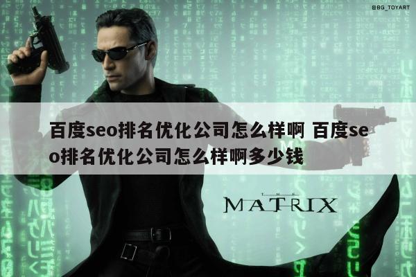 百度seo排名优化公司怎么样啊 百度seo排名优化公司怎么样啊多少钱