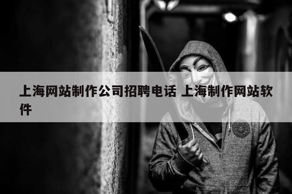 上海网站制作公司招聘电话 上海制作网站软件