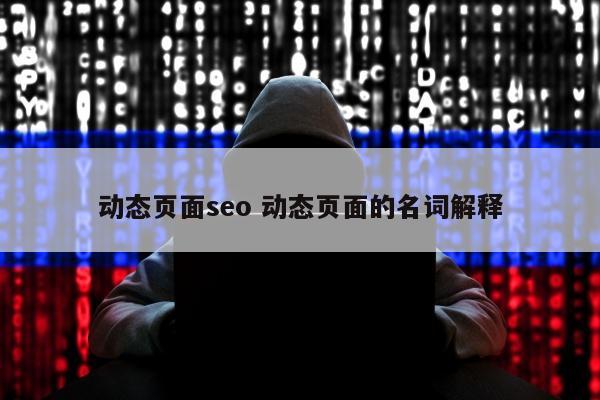 动态页面seo 动态页面的名词解释