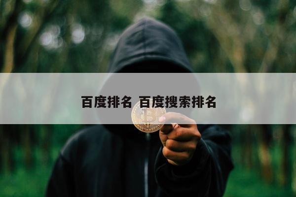 百度排名 百度搜索排名