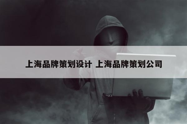 上海品牌策划设计 上海品牌策划公司